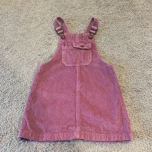 Zara little girls overall dress